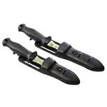 Нож для подводной охоты Тургояк-Стропорез зеленый камуфляж