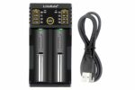 Зарядное устройство Litokala 2 слота с USB зарядкой — изображение 2