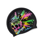 Шапочка Chlorine Dope юниор черная силикон