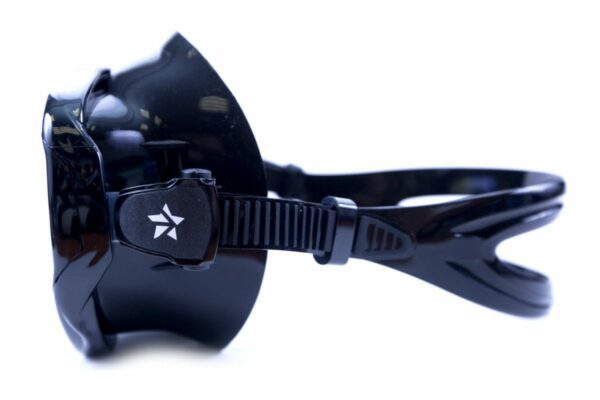 Маска Окулятор просветленные линзы черный силикон