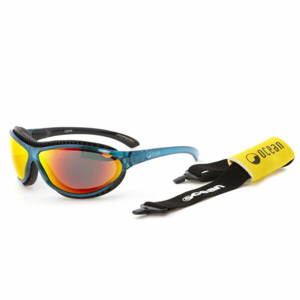 Очки OCEAN Tierra de fuego Transparent Blue / Revo Orange Polarized lenses