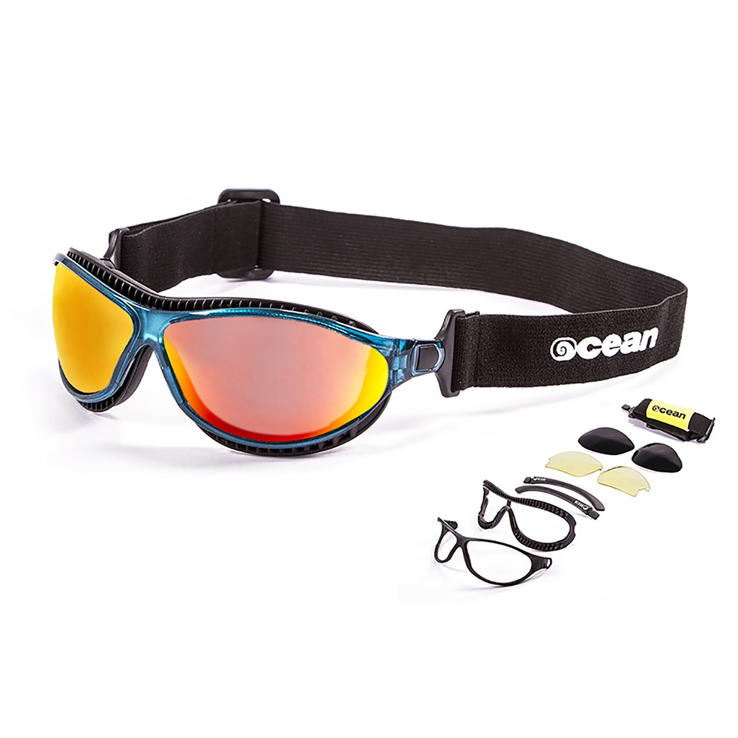 Очки OCEAN Tierra de fuego Transparent Blue / Revo Orange Polarized lenses купить с доставкой по России и Санкт-Петербургу Очки OCEAN Tierra de fuego Transparent Blue / Revo Orange Polarized lenses — изображение 1