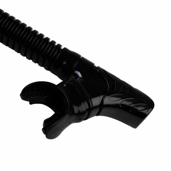 Трубка Scorpena N3 два клапана чёрный силикон