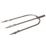 Трезубец Big из нержавеющей стали с 3-мя подвижными флажками