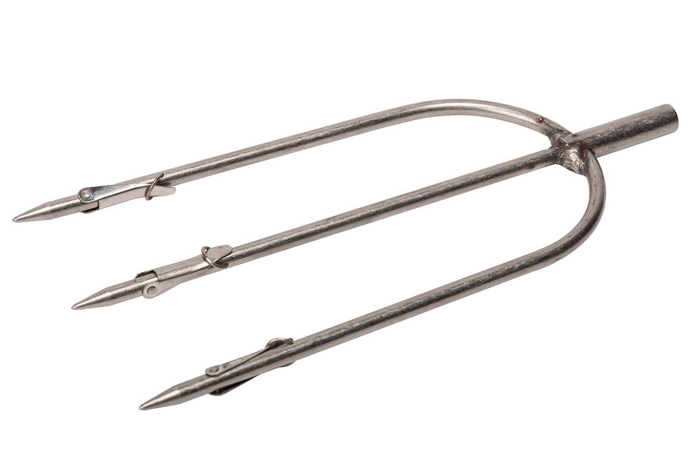 Трезубец Big из нержавеющей стали с 3-мя подвижными флажками — изображение 1