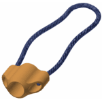 Бегунок Каюк металлический 7мм 2 ушка