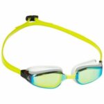 Очки Fastlane желтые зеркальные титановые линзы/белый/желтый