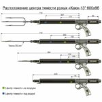 Ружье Каюк-13 600х96 пневмовакуумное