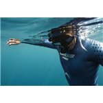 Маска Atom синий силикон