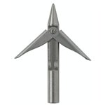 Наконечник Lazio из нержавеющей стали с 2-мя короткими флажками