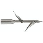 Наконечник из нерж.стали с 2-мя короткими флажками уступами