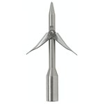 Наконечник Medio из нержавеющей стали с 2-мя короткими флажками