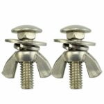 Комплект стяжной (болт d8+шайба+барашек) 32мм — изображение 5