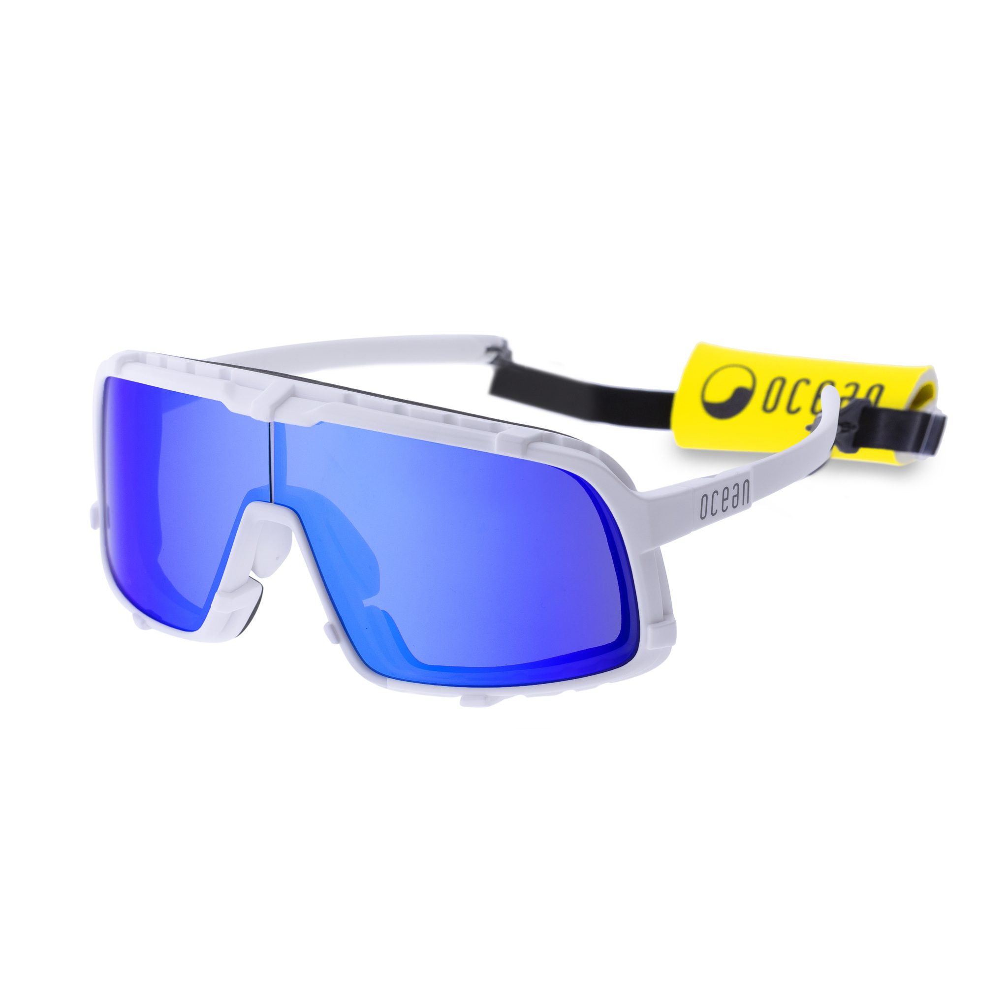 Очки OCEAN Leucate White / Blue revo lenses купить с доставкой по России и Санкт-Петербургу Очки OCEAN Leucate White / Blue revo lenses — изображение 1