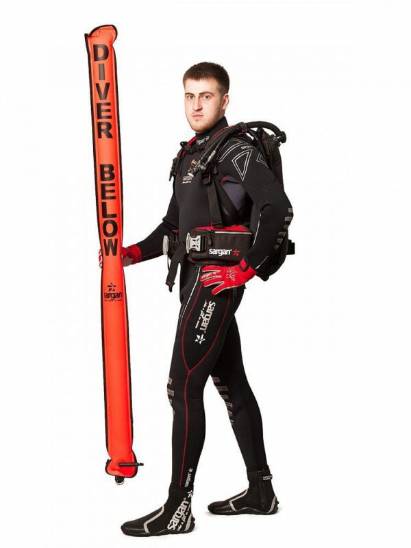 Буй маркерный Sargan СИГНАЛ 101 180см*15,5см оранжевый