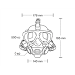 Маска полнолицевая Zero Mantis