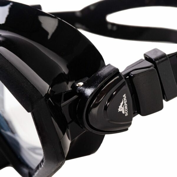 Маска Scorpena I черный силикон