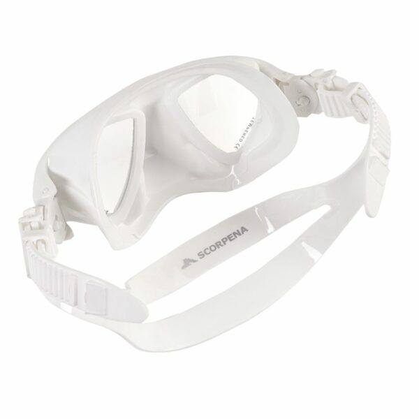 Маска Scorpena Z  белый силикон