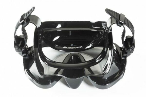 Маска Scorpena V черный силикон