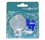 Беруши FanSwim силиконовые 2шт. голубые