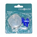 Беруши FanSwim силиконовые 2шт. голубые