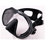 Маска Sopras Excel безрамная чёрный силикон