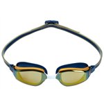 Очки Fastlane золотые зеркальные линзы/синий/золото