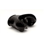 Загубник анатомический, черный силикон