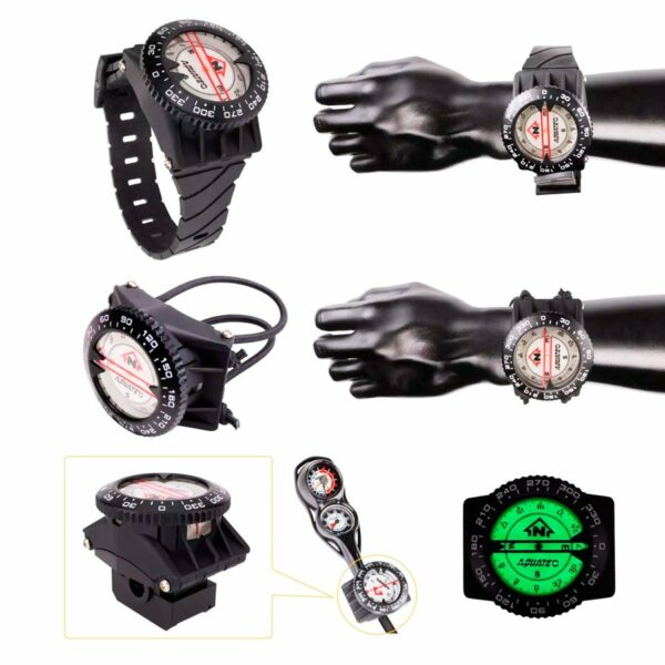 Консоль Aquatec двухприборная манометр+компас