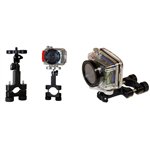 Крепление экстрим-камеры на руль велосипеда или весло