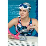 Очки для плавания Target rainbow белые