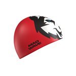 Шапочка Husky силиконовая красная