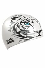 Шапочка силиконовая Tigrillo юниор белая — изображение 2