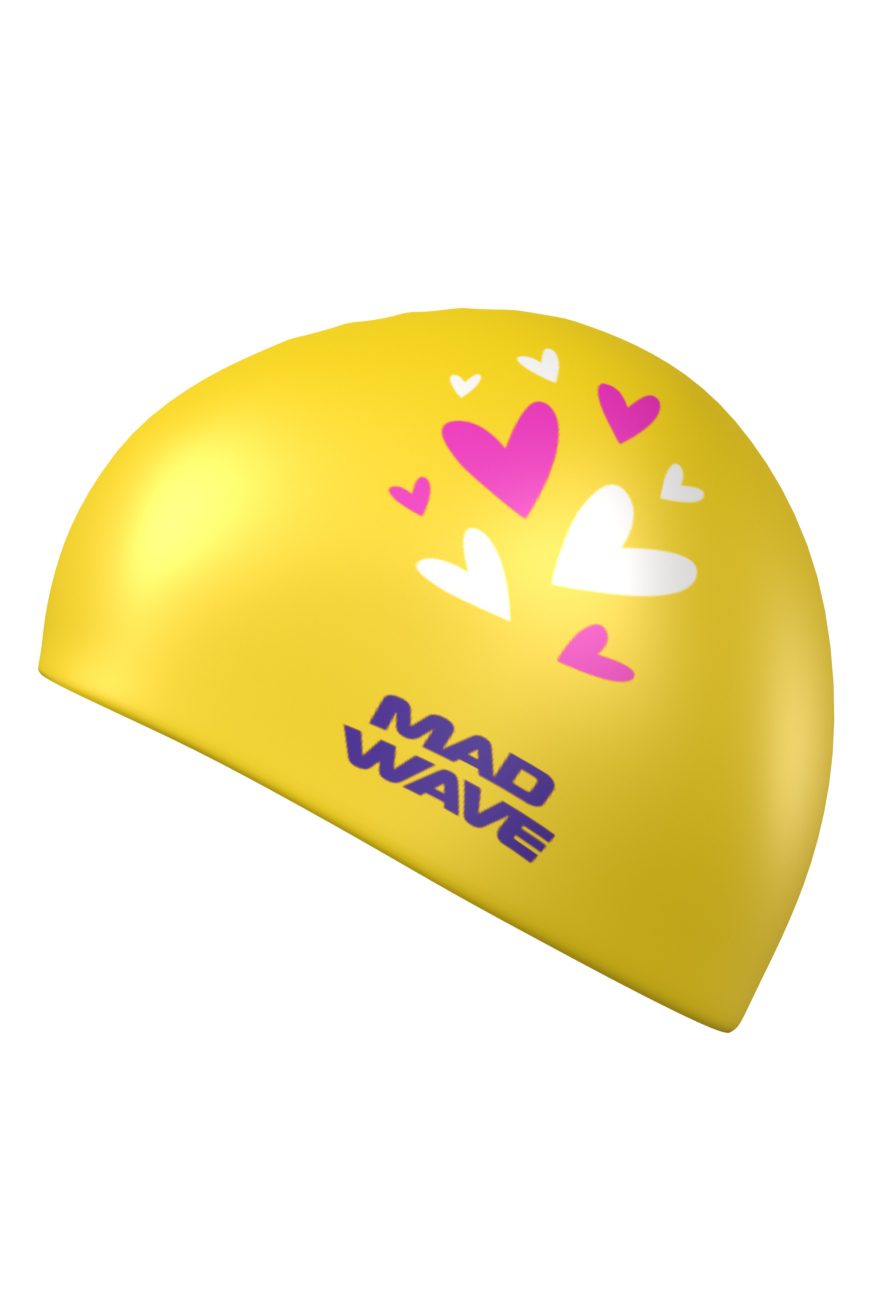 Шапочка силиконовая Hedgehog юниор желтая — изображение 3
