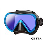 Маска INO PRO ч/с голубой металлик линзы UV