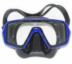 Маска FanDiver F104 черный силикон синяя — изображение 2