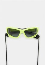 Очки 720armour STINGRAY / Matte Neon Lime Yellow / Polarized Smoke Lens — изображение 3