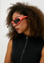 Очки 720armour STINGRAY / Matte Neon Peach Orange / Polarized Smoke Lens