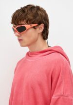 Очки 720armour STINGRAY / Matte Neon Peach Orange / Polarized Smoke Lens — изображение 7