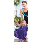 Накидка детская фиолетовый/розовый