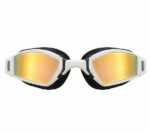 Очки Ninja золотые титановые зеркальные линзы/белый/черный