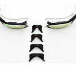 Очки Ninja золотые титановые зеркальные линзы/белый/черный — изображение 4