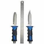 Нож синий тупой конец