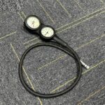 Консоль двухприборная 400бар манометр+глубиномер