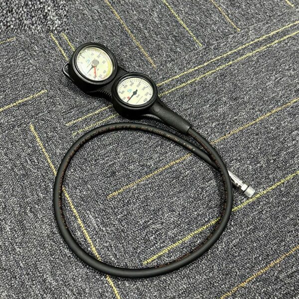 Консоль двухприборная 400бар манометр+глубиномер