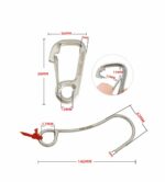 Крюк одинарный с линем и карабином — изображение 2