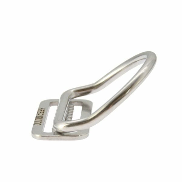 Пряжка с D-кольцом изогнутая