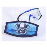 Оголовник "ДЯТЕЛ" рисунок Череп в маске