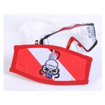 Оголовник "ДЯТЕЛ" рисунок Череп с баллоном