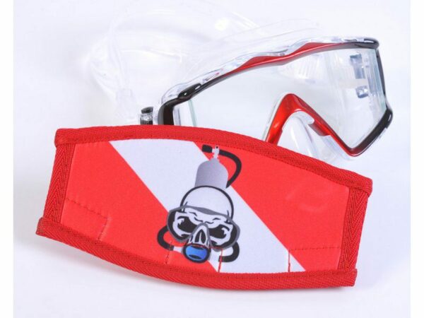 Оголовник "ДЯТЕЛ" рисунок Череп с баллоном